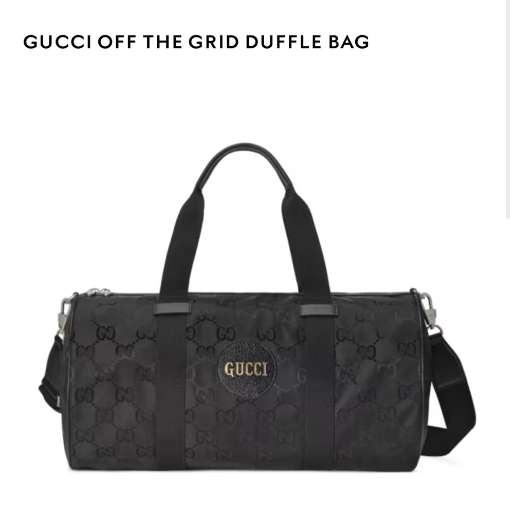Black Gucci Off the Grid Canvass Duffle Bag GIFTABLE